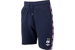Equipe de France de Football Short Molleton FFF - Collection Officielle Taille Homme
