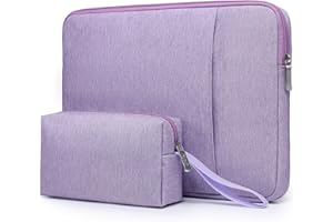 HYZUO 17-17,3 Pouces Housses Ordinateur Portable pour 17" 17,3" HP/Lenovo/Dell/ASUS/Acer/LG/MSI Gaming Laptop/Razer Blade 17/18, Sacoche de Protection pour Hommes Femmes, Lilas Violet