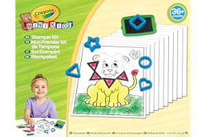 Crayola - Mon 1er Kit De Tampons-refrech - Loisir Créatif - Mini Kids - Ã€ Partir De 2 Ans - Jeu De Création - Coloriage Et Dessin