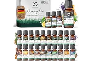 ‎NORDHOLZ NORDHOLZ® Saunaaufguss Discovery Box 24x15ml [ #1-#24 NATURREINE ÄTHERISCHE ÖLE] Sauna Aufgussmittel - Sauna Aufguss aus Franken - Sauna Zubehör
