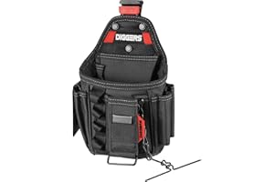KIRNER Diggers Tools - Elektriker Werkzeugtasche - [ Profi Quick Klik System ] Flexibel Kombinierbare Werkzeugtasche Gürtel - Hochwertige Gürteltasche Werkzeug für Elektriker, Dachdecker & Zimmerer