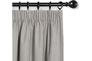 MYSKY HOME Vorhang Blickdicht Thermovorhang Hitzeschutz Gardienen 2-Set H 225 x B 140 cm Schlafzimmer Gardinen mit Kräuselband für Schienensystem Verdunklungsvorhänge, Leinen