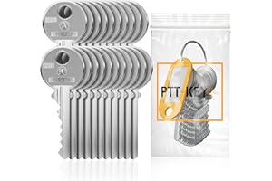 PTT-KEY - Portachiavi PTT completo - 21 chiavi per cassette postali e ingressi di edificio - Chiave passa ovunque cassetta postale - Chiave universale PTT