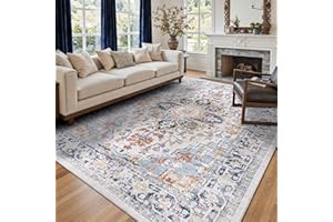Homcomodar Alfombra Salon Pelo Corto 160x230cm Alfombra Dormitorio Matrimonio Carpet Rugs for Living Room Alfombras Lavables de Salon Comedor Habitacion Azul
