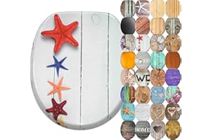 Sanilo Abattant WC avec frein de chute, Grande sélection de lunettes de toilette en bois, Finition de haute qualité (Florida)