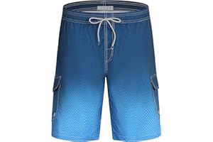 APTRO Costumi Pantaloncini da Bagno Uomo Mare Surf Piscina Stampa Hawaiana Estiva Grande Asciugatura Rapida con Fodera in Rete
