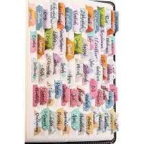 Lot De 6 Notes Autocollantes Transparentes - Parfaits Pour Bible, Livres Et Organisation Bureau