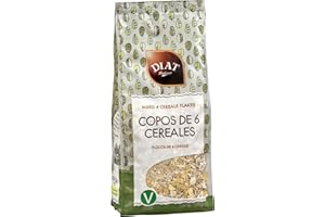 DIAT Radisson - Copos de 6 Cereales | Sin Azúcar Añadido | Alto contenido en Fibra | Copos de Trigo, Avena, Centeno, Cebada, Maíz y Arroz | Copos de Cereales sin Azúcar