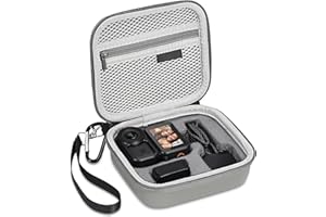 STARTRC PHOTO Osmo Nano Tasche, Tragetasche für DJI Nano Zubehör, PU Leder Aufbewahrungs Tasche für Osmo Nano Vlogging Action Kamera Zubehör