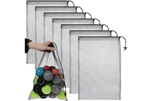 Classicseali 7-pack Mesh Bag, liten nätväska, nätficka med dragsko, multifunktionella nätfickor för simning, gym, träning, st