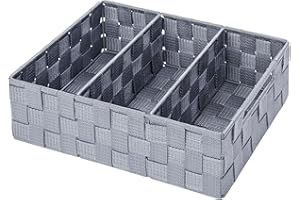 WENKO Organizer Adria z uchwytem szary kosz łazienkowy, polipropylen, 21 x 32 x 10 cm