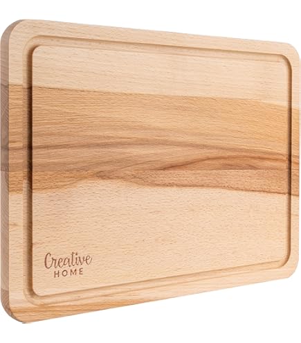 Snijplank van bamboe hout, dikke keukentafelblad het merk KESPER Snijplank van bamboe hout, dikke keukentafelblad het merk KESPER