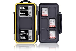 Ares Foto® MC-SD6CF3 Memory Card Protection Box for 3 Compact Flash Cards and 6 SD Cards - New Edition 2017