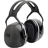 3M PELTOR Cuffie auricolari Serie X, X5A Cuffia temporale, 37 dB, Nera