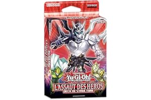 FITWISH YU-GI-OH! Deck de Structure : L'Assaut des Héros - Version Francaise - SDHS