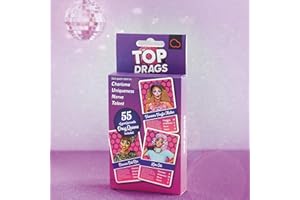 BUBBLEGUM STUFF Top Drags Game | Jeu de Cartes comédie Drag Queen Top Trumps | Convient pour la Famille, Les Adolescents et Les Adultes