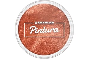 ‎KRYOLAN Kryolan Pintura Water Color Schminke 25ml, Farbe: Copper, Waschbar, Vegan, ohne Parfüm, ohne Parabene, Glutenfrei - ideal für Kinder, Party, Karneval, Fasching & Halloween