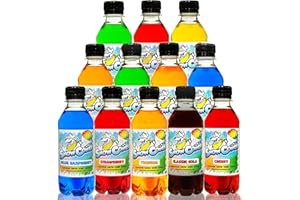 SNO-TUBZ Slush | Snow Cone Syrup | Compatible with All Slush Puppy Machines | Giant Multi Packs (12 Pack)