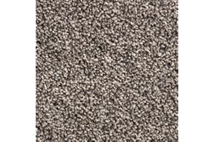 TUDA GRASS DIRECT Tuda Carpets | Barrati 15mm Saxony Pile Carpet with Hessian Action Back | Hazlenut (94) - 4m x 4m (13ft1" x 13ft1")