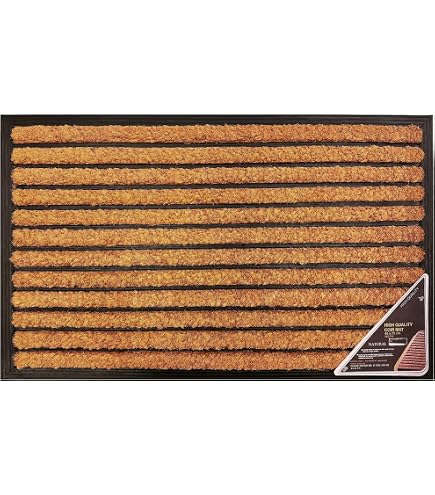 Paillasson Longueur 120x40 Cm En Fibre De Coco - Antidérapant Intérieur/ extérieur - Nettoyage Facile - Double Extra Large Tapis De Porte Extra Large Paillasson Longueur 120x40 Cm En Fibre De Coco - Antidérapant Intérieur/ extérieur - Nettoyage Facile - Double Extra Large Tapis De Porte Extra Large
