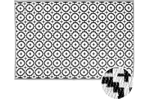 ‎BUTLERS BUTLERS In- & Outdoorteppich Mosaik L 180 x B 118cm -Colour Clash- Balkonteppich wetterfest und waschbar | auch für Küche, Bad oder Flur