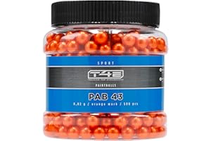 Umarex T4E Ammo Paintball Pellets Sport PAB .43 Orange 500