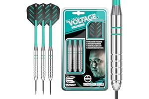 Target Darts Rob Cross Silver Voltage 24G Brass Steel Tip Darts Set