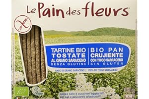 LE PAIN DES FLEURS Pain Des Fleurs Tartine Tostate al Grano Saraceno senza Sale, 150g