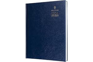 Collins Debden Collins Standard Desk Agenda semainier 2024 (rendez-vous) – Planificateur d'entreprise et organisateur – Janvier à décembre 2024 – Semainier – Bleu – A36.60–24
