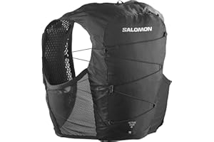 Salomon Active Skin 8 No Flasks Chaleco de Hidratación Trail Running Senderismo Trail Running Senderismo MTB Unisexo, Hidrata