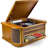 Denver Retro Music Equipment with Turntable, CD and Cassette | Retro Music Equipment: Turntable 33/45/78 RPM, CD, Cassette, A