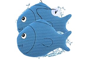 2 Stück Schaumstoff Filterschwamm, Haifisch Schaumstoff-Poolfilter Wiederverwendbare und Waschbare Schwammkartusche Schaum Pool Filter für Schwimmbäder, Aquarium, Whirlpools und Spas (BigFish)