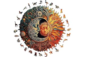 WHJSG Holzpuzzle Erwachsene, 200 Teile Holzpuzzle Tiere füR Erwachsene und Kinder, Einzigartiges Tierform Puzzle, Unregelmäßige und einzigartige Rätsel, Geschenke zur Heimdekoration