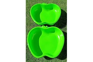 THORBERG 2-er Sandbox Sandkasten in Apfelform XL (Grün)