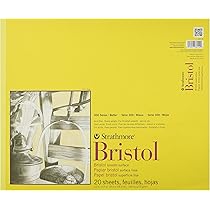 Strathmore 400 Series Mixed Media - Carta per artisti per adulti e studenti, 15,2 x 20,3 cm, 15 fogli (300 g), acquerello, guazzo, grafite, inchiostro, matita, pennarello
