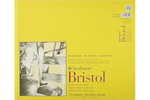 Obraz ścienny papier Strathmore Bristol gładka podkładka papierowa 35,6 cm x 43 cm, 20 arkuszy