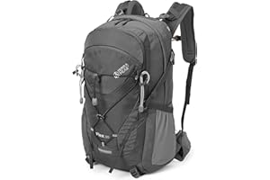 Terra Peak® Zaino da Trekking 30 litri per uomo e donna (FLEX 30 MEDIO) - Zaino da escursionismo, viaggio e montagna da esterno ergonomico e impermeabile - con ventilazione posteriore (traspirante)