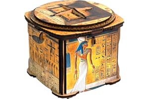 ESC WELT Wooden Secret Art Lock Box Puzzle Spiel aus Holz - Kreative Geschenkbox für Geld, Gutscheine, Geschenkkarten - 3D Holzbox Spiel - Geschenkbox für Jugendliche und Erwachsene - 3D Holzpuzzle