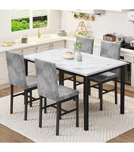 Amazon Grey Counter Height Dining Set With Bench Alunaune 30