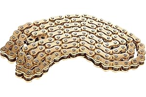 D.I.D DID (520ERT3-120 Gold 120 Link High Performance ERT3 Series Non-O-Ring Racing Chain with Connecting Link