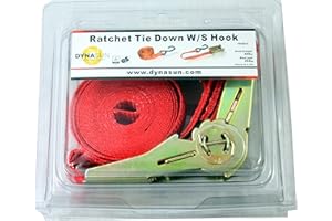 DynaSun FH45614 Tiras de Carga CAM para Amarrar con Liberación Rápida 25mm 3.5m