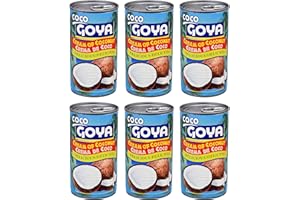 Goya Crema de Coco Lot de 6 crèmes de noix de coco 2,5 l