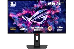 Écran Gaming ASUS ROG Strix OLED XG27ACDMS – 27", QD-OLED 1440p, 280Hz, 0,03ms, G-Sync, 99% DCI-P3, capteur Neo, radiateur personnalisé, DisplayWidget Center