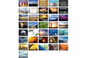 ‎CLEVER POOL Clever Pool Motivationskarten 36 Stück - Postkarten mit Lebensweisheiten - verschiedene inspirierenden Sprüche - hochwertig verarbeitet - Gefühlskarten für das Büro (Satz 1)