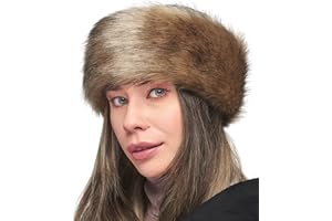 Futrzane Fascia Di Pelliccia Invernale Da Donna (Beige)