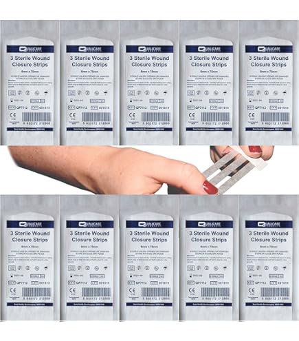 Cerotti Per Suture Cutanee Cerotti Sutura Steril Strips Strisce Di - Foto 10