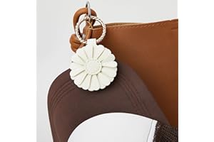 ESDALLINA Flower Magnetic Hat Clip on Bag Hands Free Cap Holder Storage Hook Traveling Outdoor Essentials Accessory-White