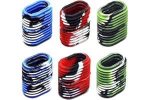 SAMSFX Gummi-Angelrolle mit Griff, rutschfeste Baitcast-Knaufabdeckungen für Wurf- oder Spinnrolle