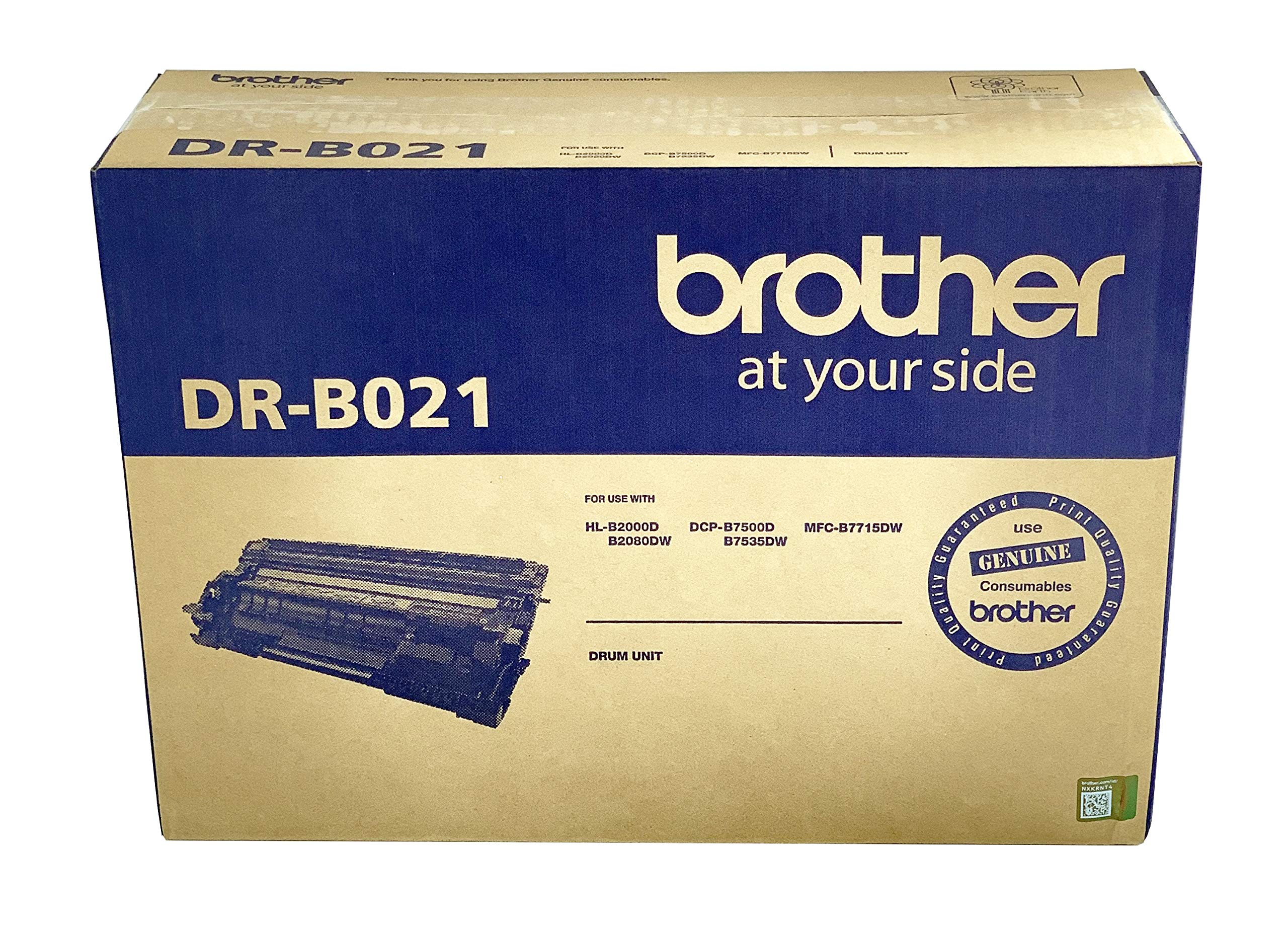 Brother DR-B021 Drum Cartridge for HL-B2000D, HL-B2080DW, HL-B2100DB, HL-B2180DWB, DCP-B7500D, DCP-B7535DW, DCP-B7600DB, DCP-