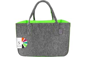 IDEA HOME Filtväska, shopper, stor – 30 liter, shoppingväska, XXL, hopfällbar shoppingkorg, vedväska, klädkorg, leksaksväska